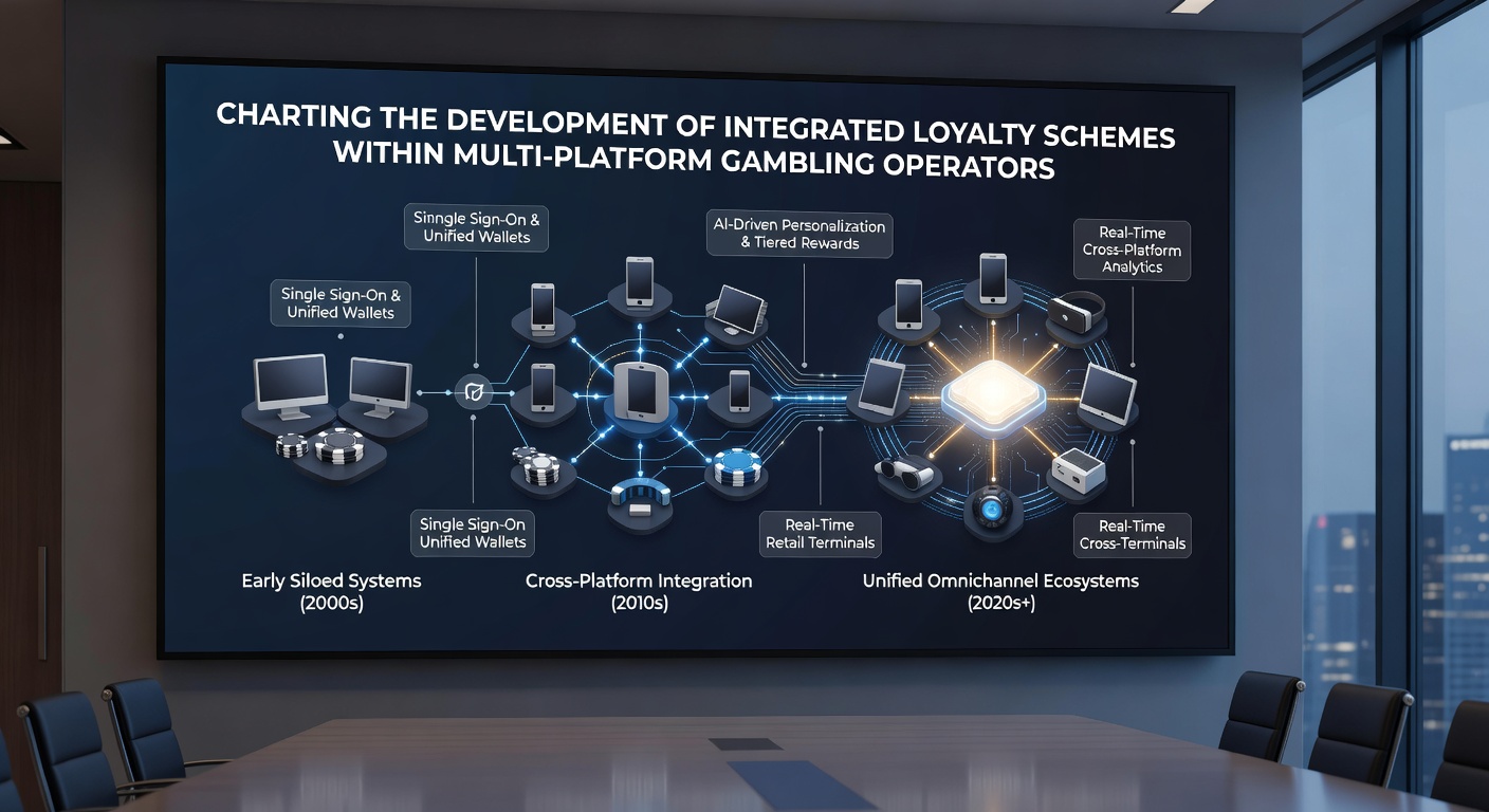 Screenshot of a unified loyalty dashboard displaying points, tiers, and redemption options across multiple gambling products