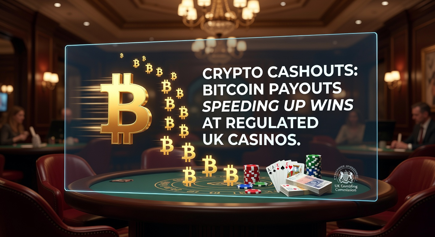 Digital wallet displaying rapid Bitcoin transaction confirmation on a casino app interface, highlighting speedy crypto withdrawals