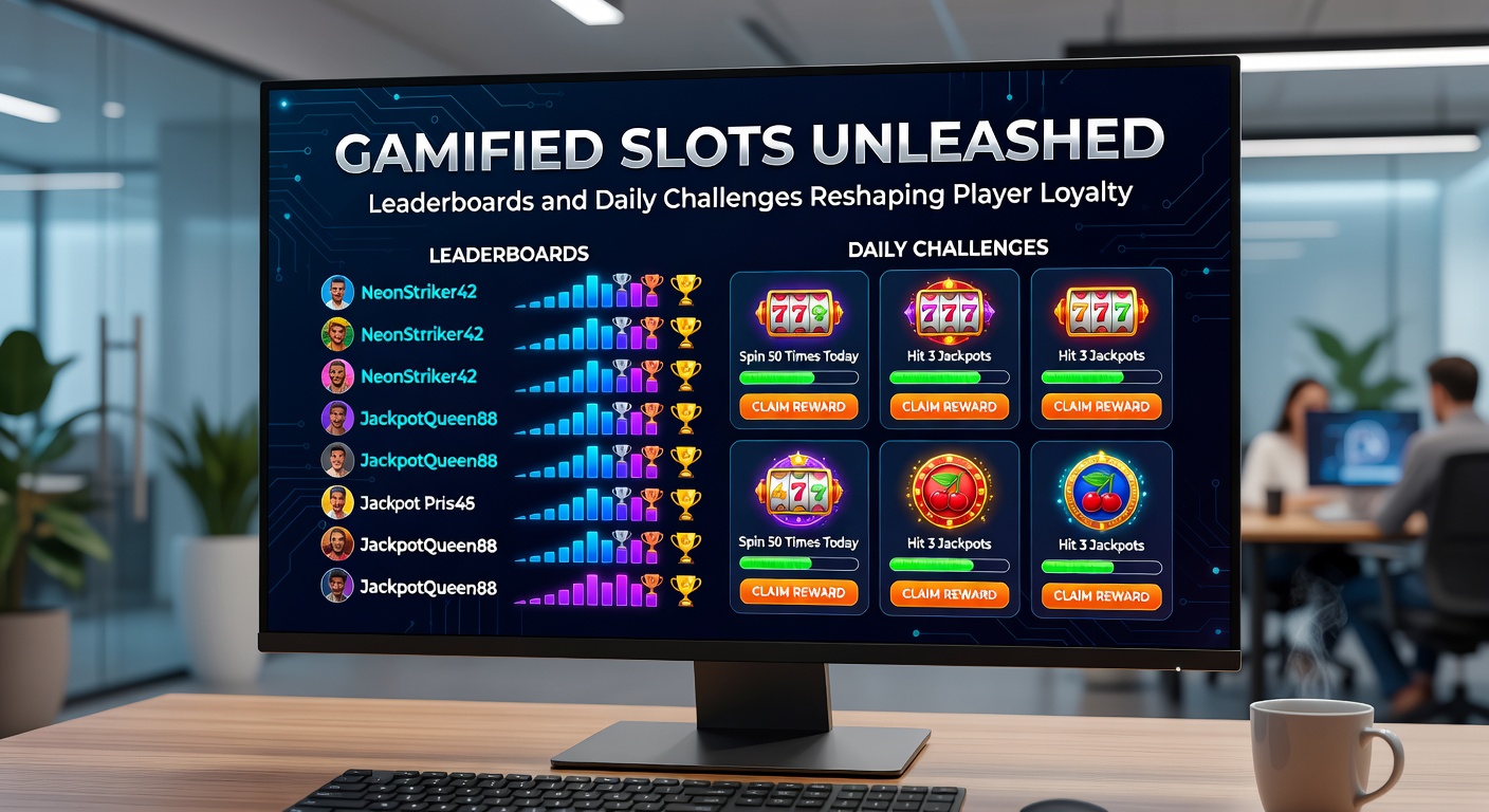 Close-up of a mobile slot app displaying daily challenges with progress bars, timers, and reward icons, highlighting the addictive pull of timed quests