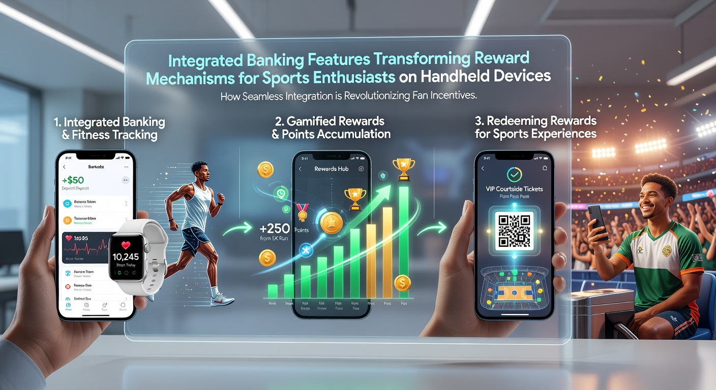 Sports enthusiasts using integrated mobile banking for reward activation during live events