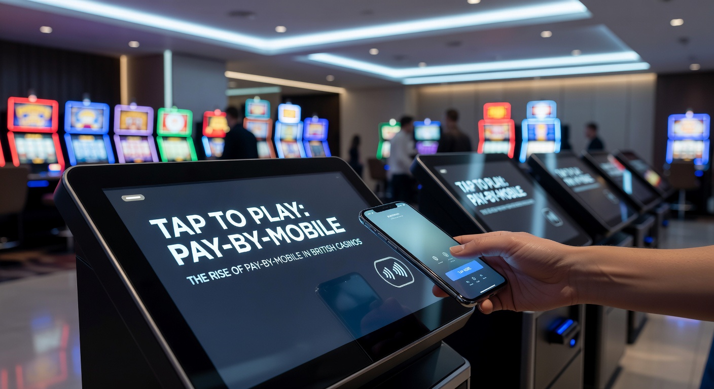 Graph depicting exponential growth in pay-by-phone deposits in UK casinos from 2020 to 2026, with mobile users highlighted in blue