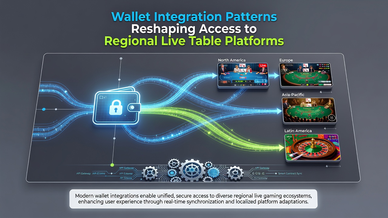 Screenshot showing wallet selection screen on a regional live dealer table interface